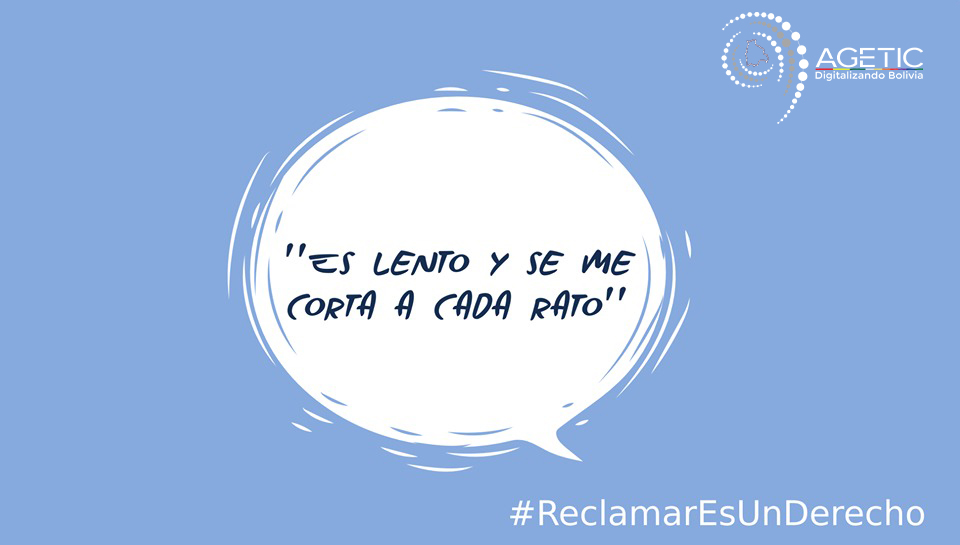 Es lento y se me corta a cada rato