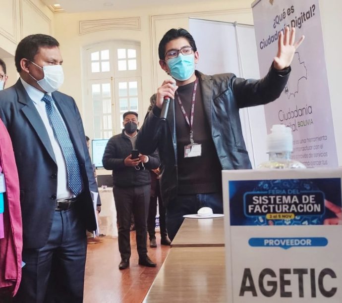 AGETIC participa de las ferias informativas sobre sobre el Sistema de Facturación en Línea