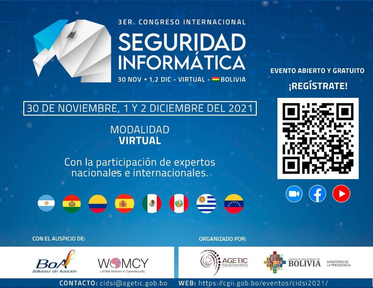 Arranca el CIDSI 2021 organizado por AGETIC