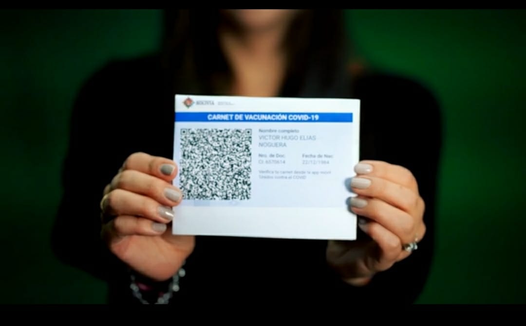 Los bolivianos ya cuentan con la opción de sacar su Carnet de Vacunación