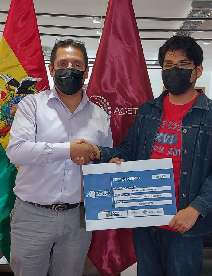 AGETIC premia a los ganadores de Captura la Bandera y el Muro de la Fama