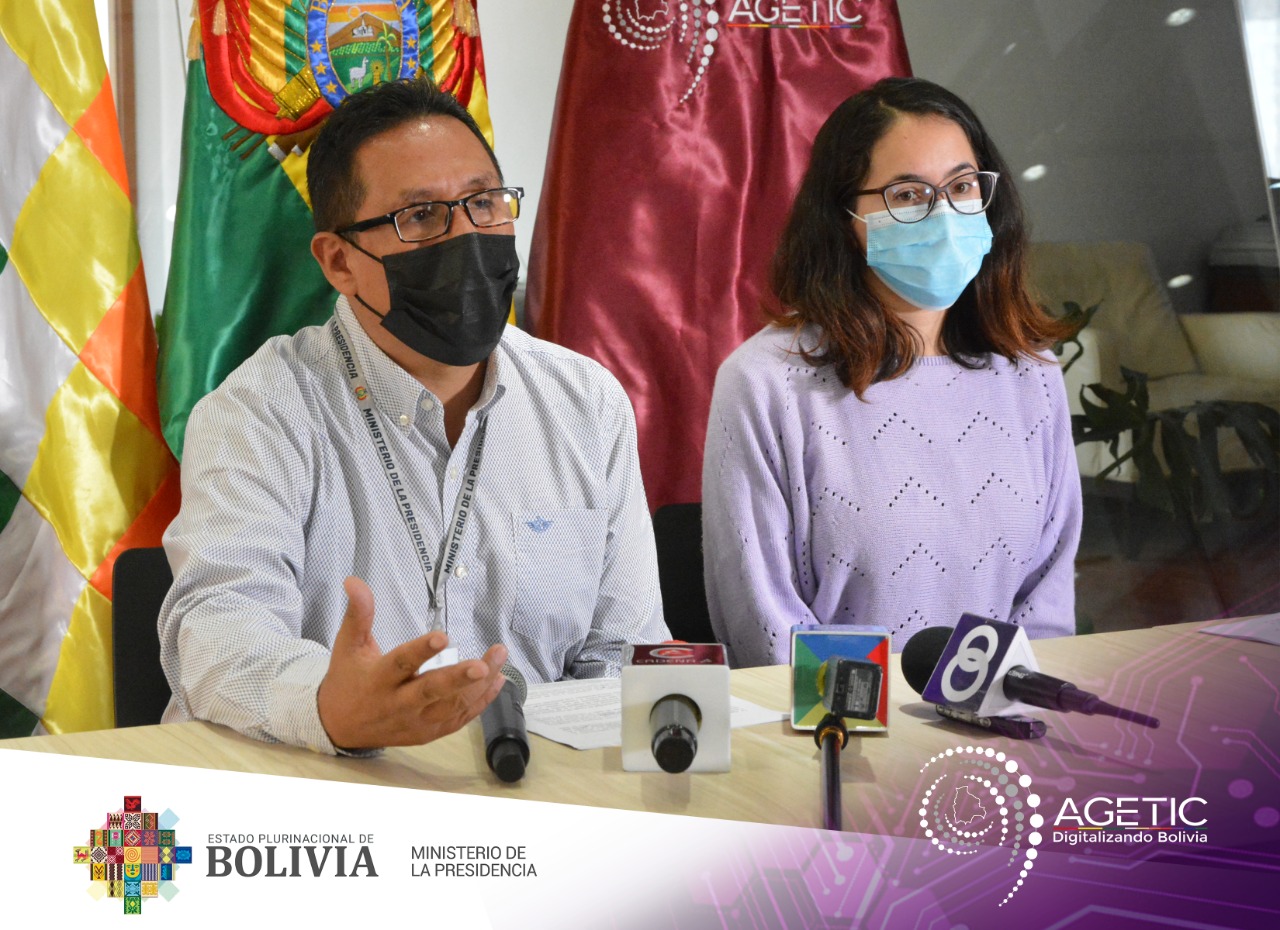 La  AGETIC  aclara  a la población boliviana  que trabaja activamente por precautelar  los servicios de los portales .gob.bo y la seguridad de los datos de los usuarios