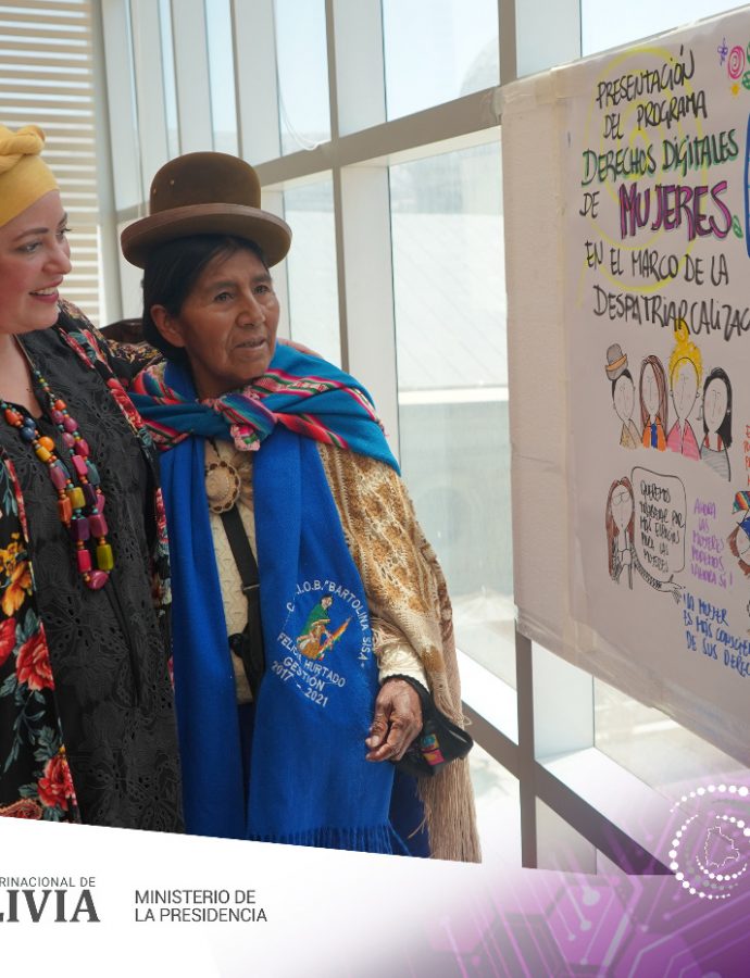 Bolivia trabaja por más derechos digitales para las mujeres en el marco de la despatriarcalización