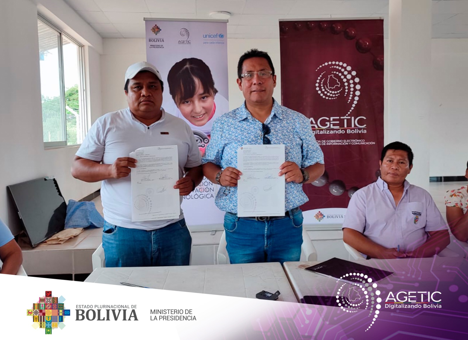 La AGETIC firma Convenio Interinstitucional con el Gobierno Autónomo Indígena Originario Campesino de Charagua Iyambae para la apertura de un Centro de Capacitación e Innovación Tecnológica