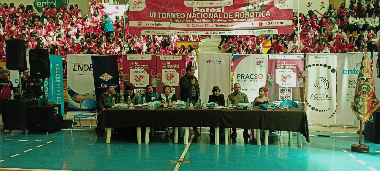 Potosí demostró su talento en Robótica y eligió a sus representantes rumbo a la First Global Bolivia