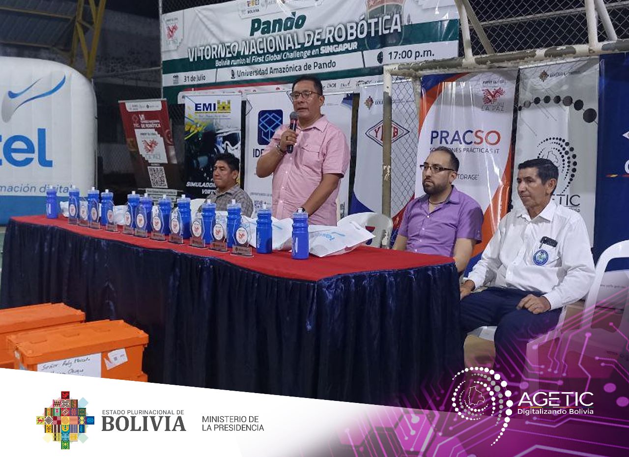 La AGETIC llega a Cobija y desarrolla el torneo departamental First Global Bolivia con éxito