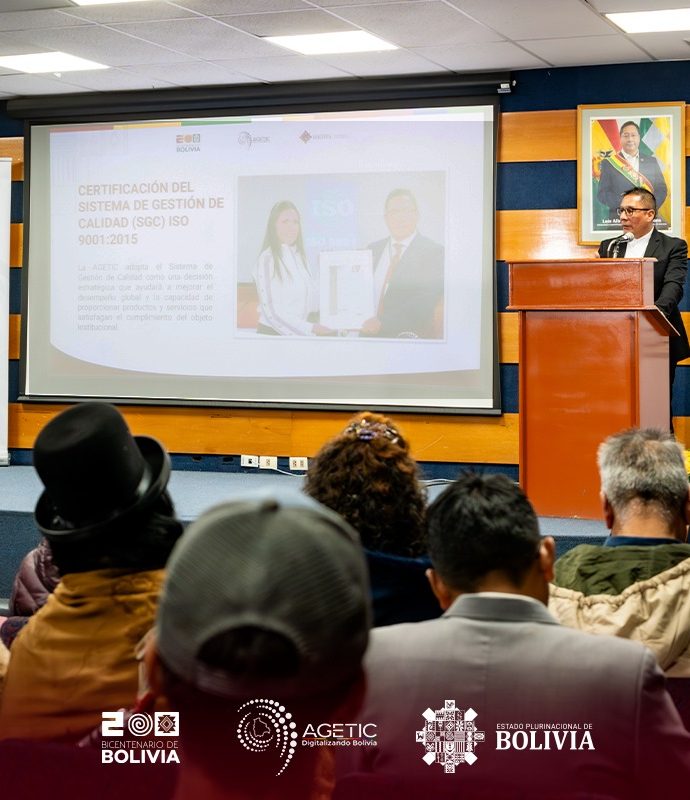 AGETIC presenta su Rendición Pública de Cuentas Inicial – Gestión 2025 con enfoque de transparencia y desarrollo digital de Bolivia.